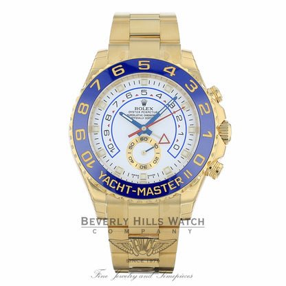 Rolex Yacht-Master II 44mm Yellow Gold Watch 116688 JJXF6J - Beverly Hills Watch Company