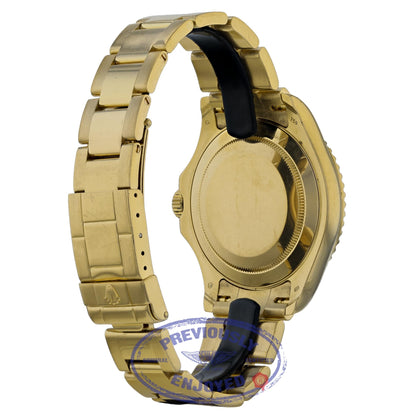 Rolex Yachtmaster 40mm Yellow Gold White Dial Watch 16628 N3AMWR - Beverly Hills Watch Company
