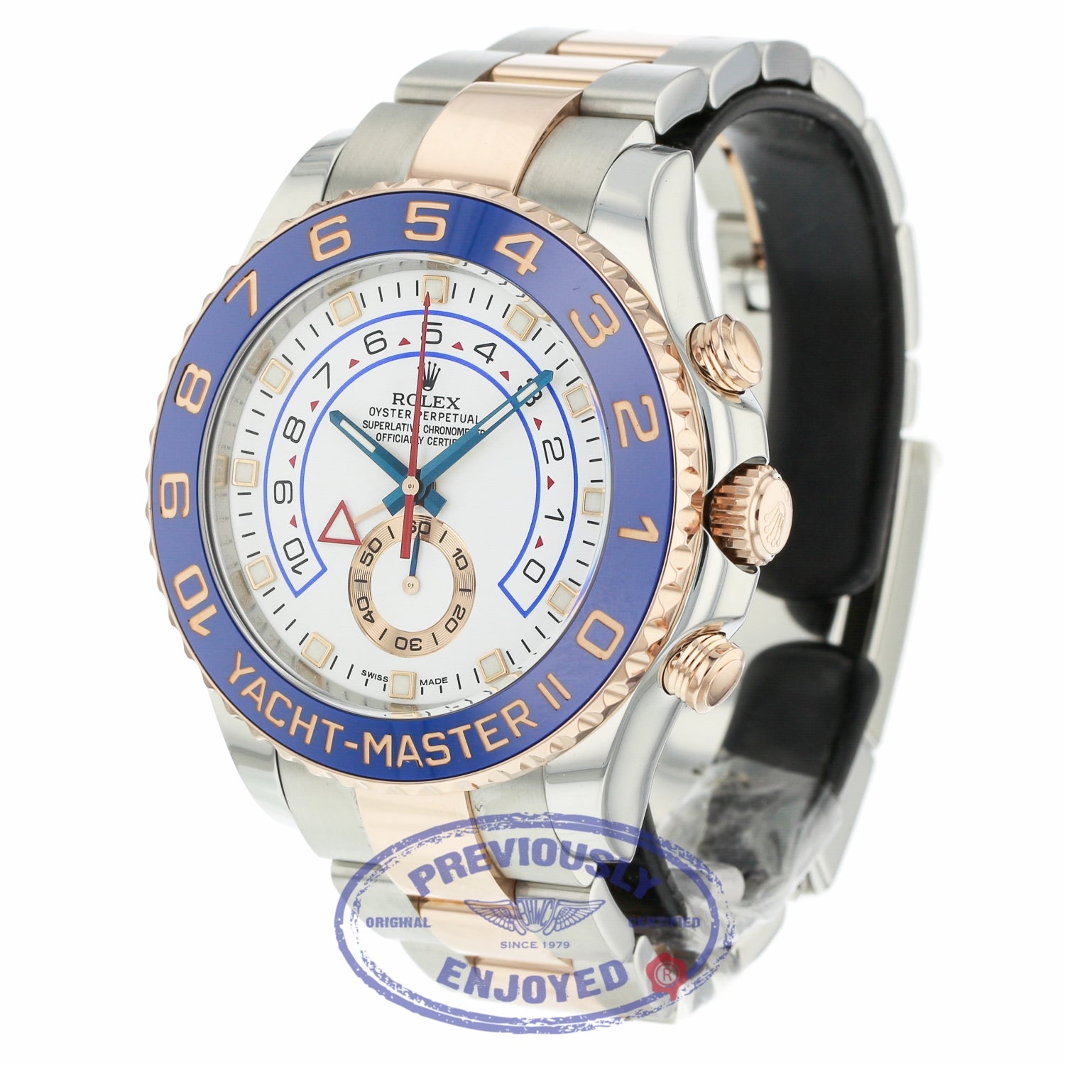 Rolex Yacht-Master II 44mm Rose Gold and Stainless Steel 116681