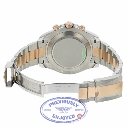 Rolex Yacht-Master II 44mm Rose Gold and Stainless Steel 116681 5YPYD7 - Beverly Hills Watch Company