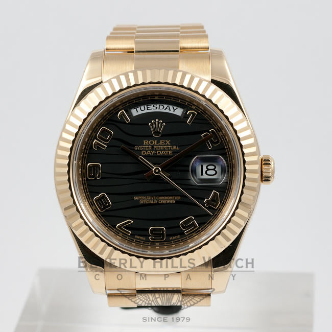 ROLEX  DAY DATE II 41MM PRESIDENT 218238 BEVERLY HILLS WATCH COMPANY