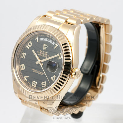 ROLEX  DAY DATE II 41MM PRESIDENT 218238 BEVERLY HILLS WATCH COMPANY