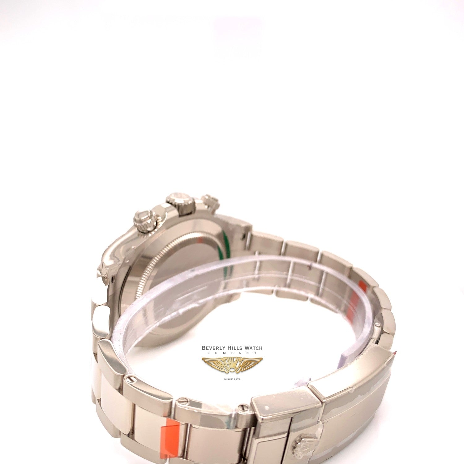 Rolex Daytona Chronograph 18K White Gold Oyster Bracelet Blue Dial 116509 LT2RYD - Beverly Hills Watch