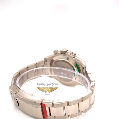 Rolex Daytona Chronograph 18K White Gold Oyster Bracelet Blue Dial 116509 LT2RYD - Beverly Hills Watch