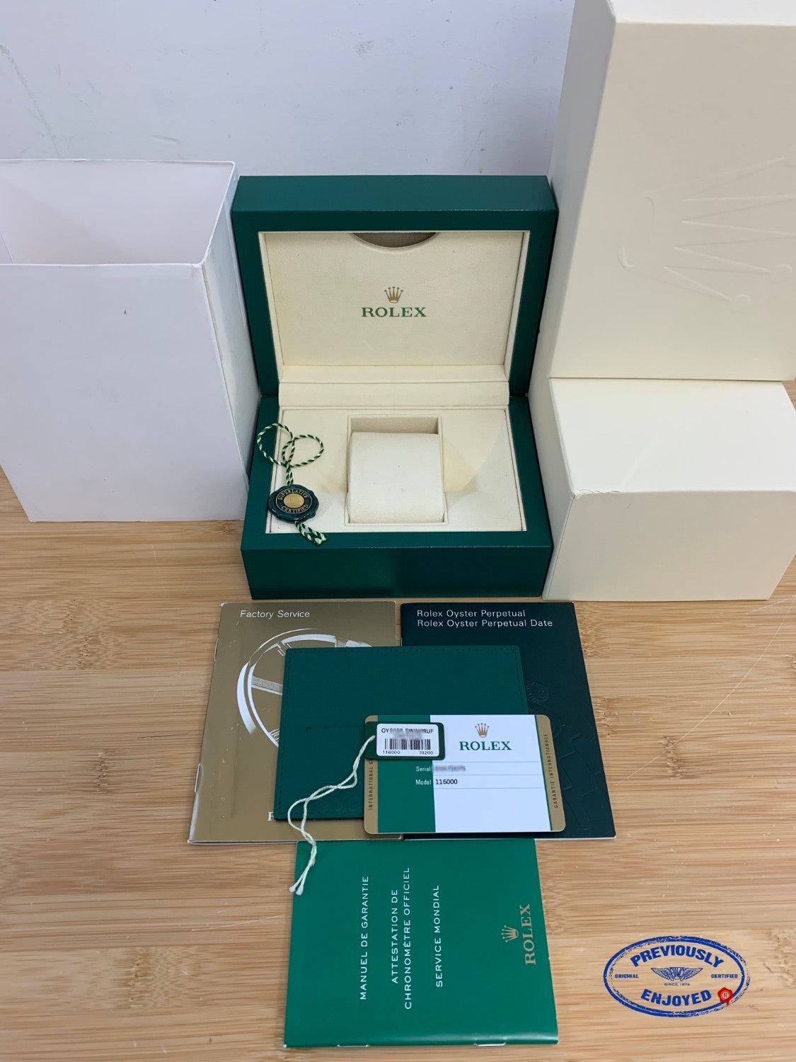 Rolex Oyster Perpetual 36mm Stainless Steel Grape Dial 116000 MZJ2TE  - Beverly Hills Watch Company