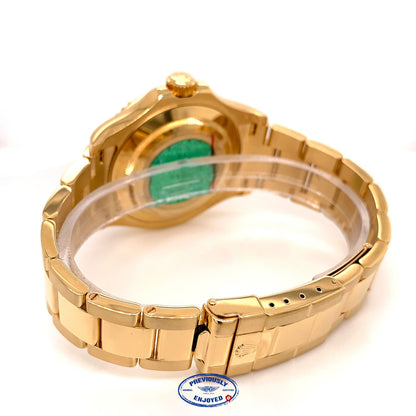 Rolex Yachtmaster 40mm Yellow Gold White Dial Watch 16628 U2VXPJ - Beverly Hills Watch Company