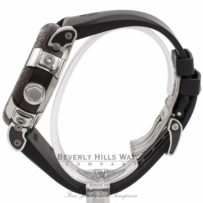 Romain Jerome Titanic DNA T-Oxy IV Chronograph 50MM Black PVD Stainless Steel Ultimate Rusted Steel Bezel CH.T.OXY3.11BB.00 GQAI6L - Beverly Hills Watch Company Watch Store