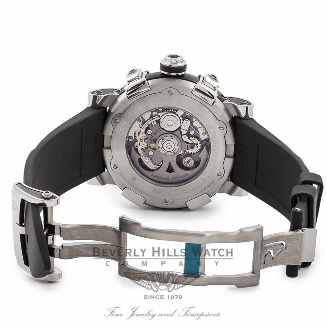 Romain Jerome Titanic DNA T-Oxy IV Chronograph 50MM Black PVD Stainless Steel Ultimate Rusted Steel Bezel CH.T.OXY3.11BB.00 GQAI6L - Beverly Hills Watch Company Watch Store