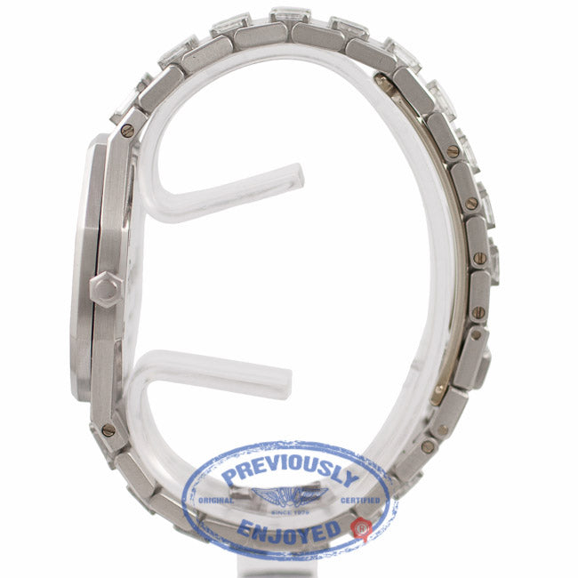 Audemars Piguet Royal Oak Platinum Mother of Pearl Diamond Dial 67606PT YICZKI - Beverly Hills Watch Company Watch Store