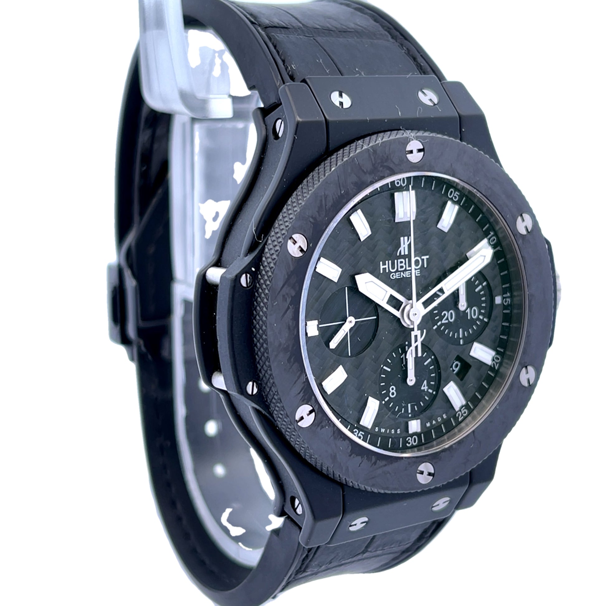 Hublot Big Bang Black Magic 44mm Ceramic Chronograph 301.CI.1770.RX - Beverly Hills Watch Company