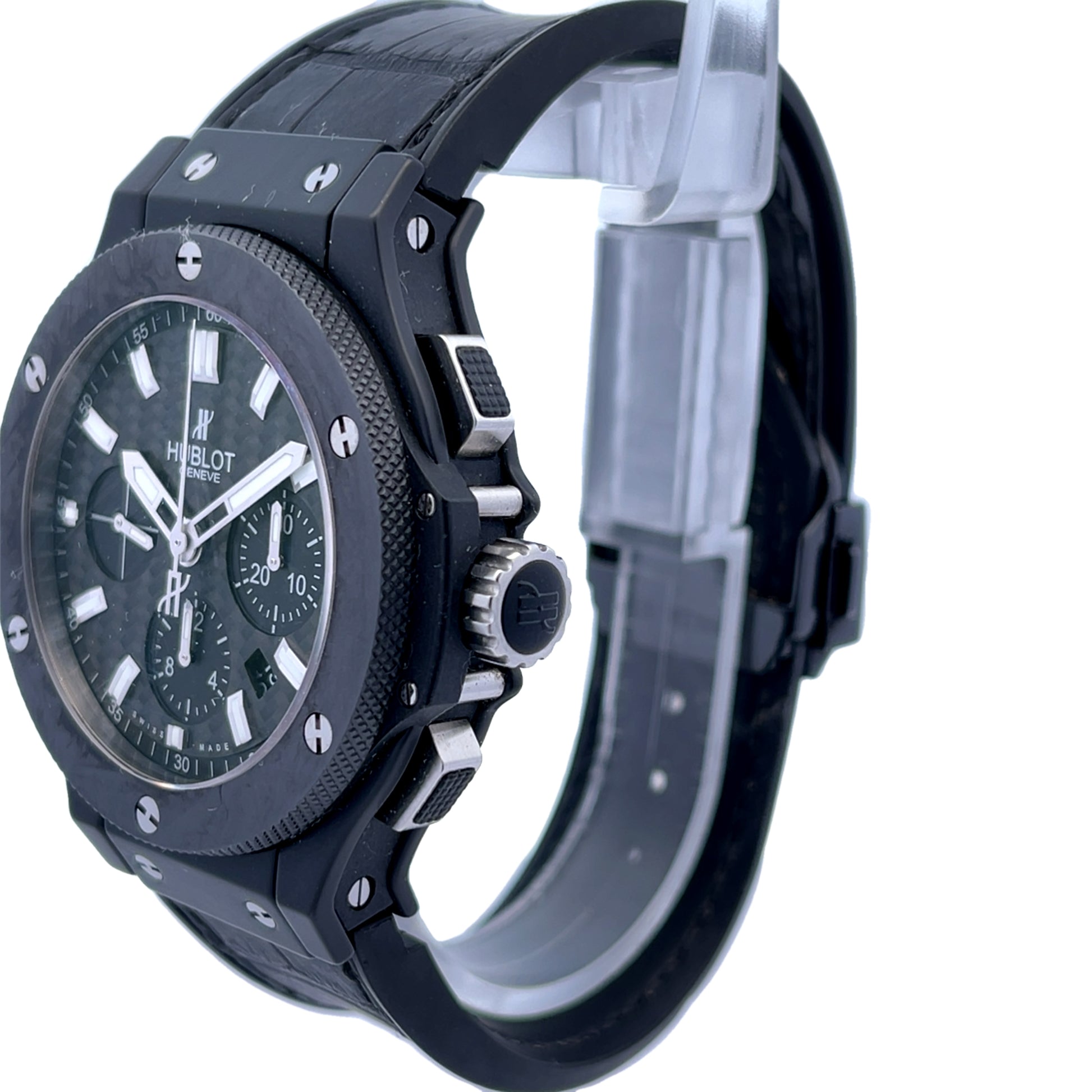 Hublot Big Bang Black Magic 44mm Ceramic Chronograph 301.CI.1770.RX - Beverly Hills Watch Company