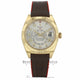 Rubber B Brown Red Rubber Strap for Rolex Sky-Dweller M110-BR/VCRD HK3PXP (Strap Only) - Beverly Hills Company