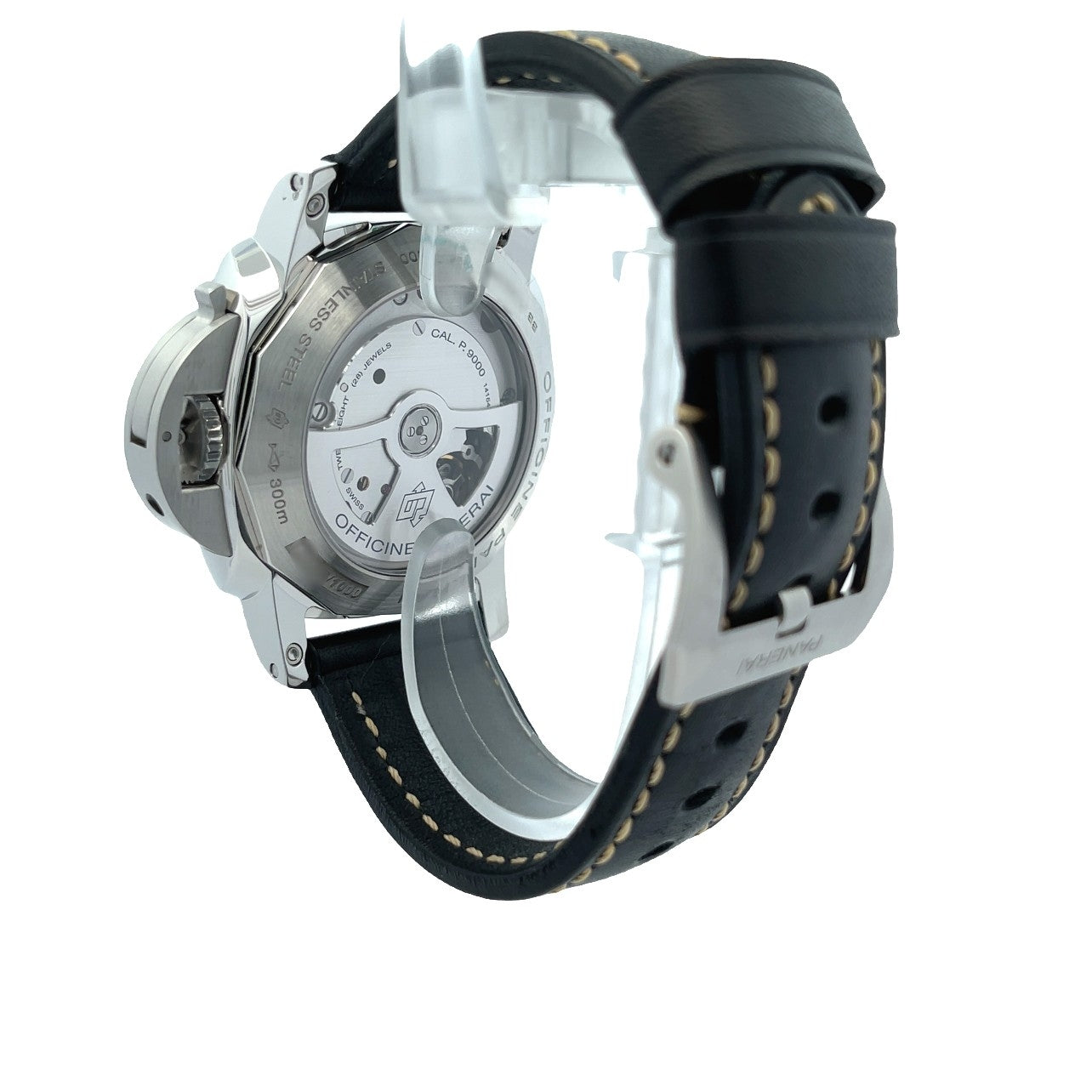 Panerai Luminor Marina 44mm 1950 3 Day Power Reserve Stainless Steel White Dial PAM00499 - Beverly Hills Watch Company