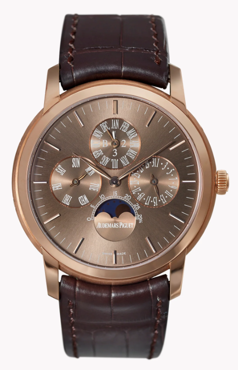 Audemars Piguet Jules Perpetual Calendar Rose Gold 26390OR.OO.D093CR.01 - Beverly Hills Watch Company