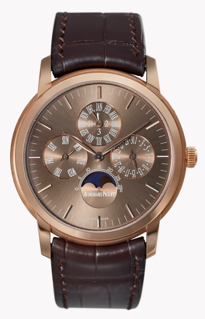 Audemars Piguet Jules Perpetual Calendar Rose Gold 26390OR.OO.D093CR.01 - Beverly Hills Watch Company