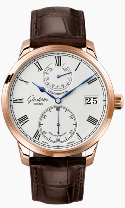 Glashutte Original Senator Chronometer Red Gold Manual Wind 1-58-01-02-05-50 - Beverly Hills Watch Company