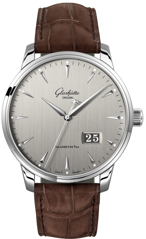 Glashutte Original Senator Excellence Panorama Date Silver Dial 1-36-03-03-02-31 - Beverly Hills Watch Company