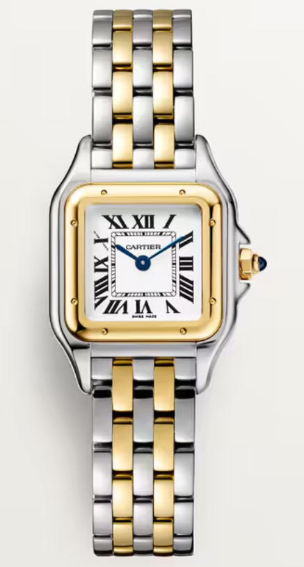 Cartier Panther Small 18K Yellow Gold and Stainless W2PN0013 - Beverly Hills Watch Company