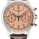 Patek Philippe Complications Chronograph 41mm White Gold Rose Dial 5172g-010 - Beverly Hills Watch Company