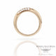Naira & C 18k Rose Gold Crossover Diamonds Ring RD-R256-3286/R T2C3LT - Beverly Hills Jewelry Store