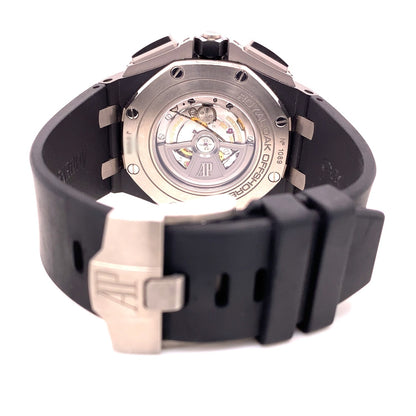 Audemars Piguet Royal Oak Offshore Chronograph 44mm Black Ceramic Grey Dial 26405CE.OO.A002CA.01 T6EUPE - Beverly Hills Watch Company