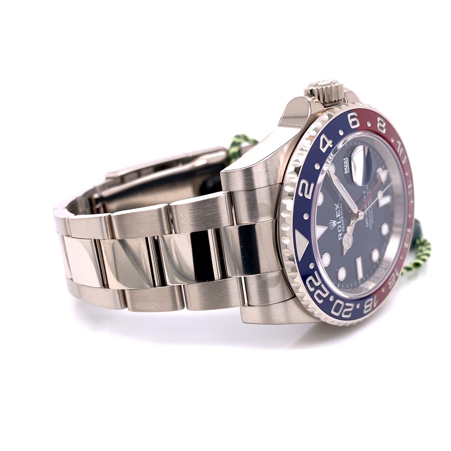 Rolex GMT Master II 40mm Pepsi Blue Dial White Gold 126719BLRO T6RCPZ - Beverly Hills Watch Company