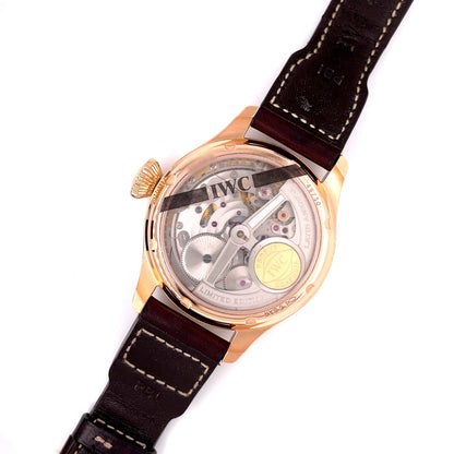 IWC Big Pilot 46mm Perpetual Calendar Rose Gold Bronze Dial Latin America IW502804 T75YYL - Beverly Hills Watch Company