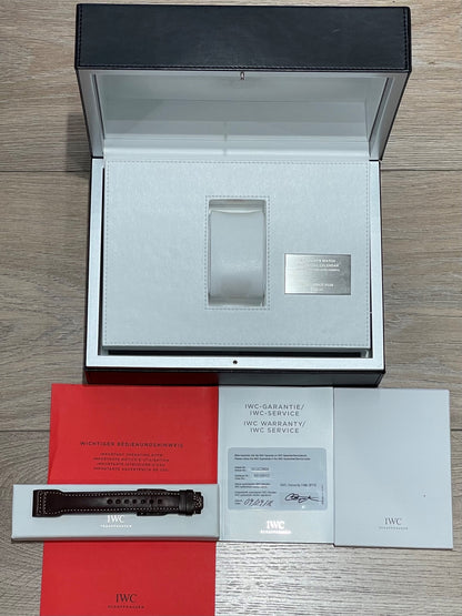 IWC Big Pilot 46mm Perpetual Calendar Rose Gold Bronze Dial Latin America IW502804 T75YYL - Beverly Hills Watch Company