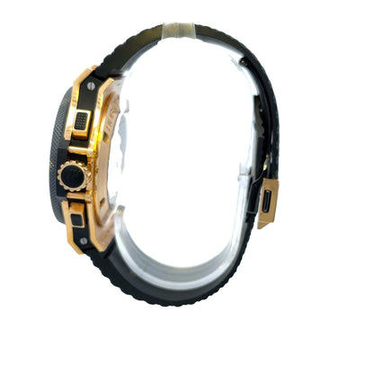 Hublot 44mm Classic Big Bang Rose Gold Ceramic Carbon Fiber Dial Chronograph 301.PB.131.RX - Beverly Hills Watch Company