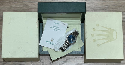 Rolex Datejust Thunderbird 36mm Blue Dial 162624 - Beverly Hills Watch Company