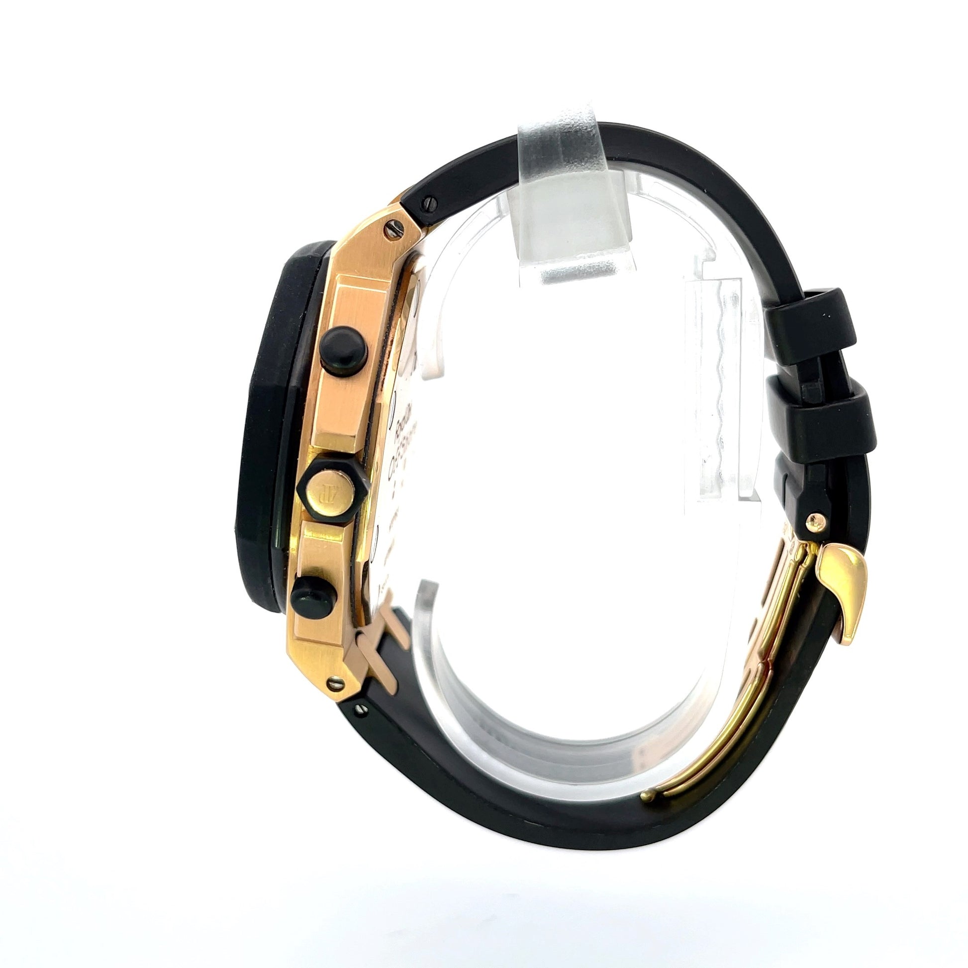 Audemars Piguet 42mm Royal Oak Offshore Rubber Clad Rose Gold 25940OK.OO.D002CA.01A - Beverly Hills Watch Company