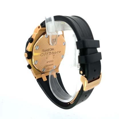 Audemars Piguet 42mm Royal Oak Offshore Rubber Clad Rose Gold 25940OK.OO.D002CA.01A - Beverly Hills Watch Company