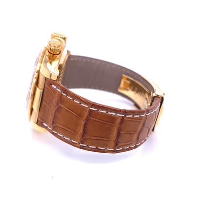 Rolex Daytona 40mm Yellow Gold White Dial Arabic 116518 - Beverly Hills Watch Company