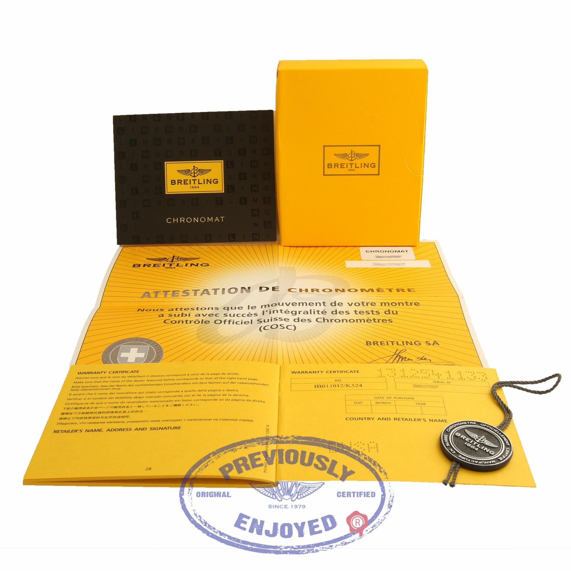 Breitling Chronomat 44 Stainless Steel Rose Gold  Burgundy Dial IB011012/K524 TTKVZJ