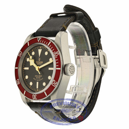 Tudor Heritage Black Bay 41MM Stainless Steel Matte Burgundy Red Bezel 79220R UXVHNM - Beverly Hills Watch Company