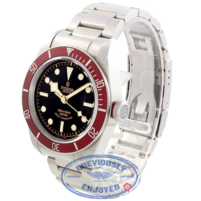 Tudor Heritage Black Bay 41mm Automatic Black Dial Stainless Steel Men's Watch 79220R-BKSS 50M58U - Beverly Hills Watch Company