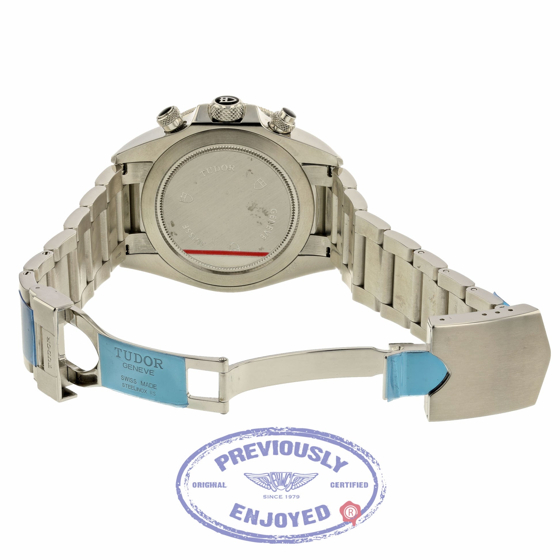 Tudor Heritage Chronograph Grey / Black 70330N 2X5WPP - Beverly Hills Watch Company