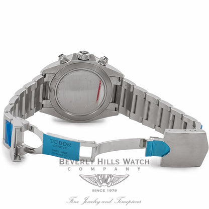 Tudor Heritage Chronograph 42MM Automatic Stainless Steel Bezel Black / Gray Dial 70330N PSSUKE - Beverly Hills Watch Company Watch Store