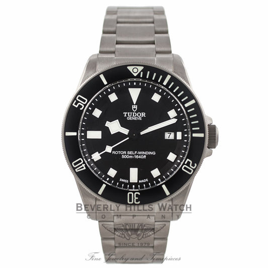 Tudor Pelagos Titanium Black Dial Black Bezel 25500TN 1R2T5G - Beverly Hills Watch Company Watch Store