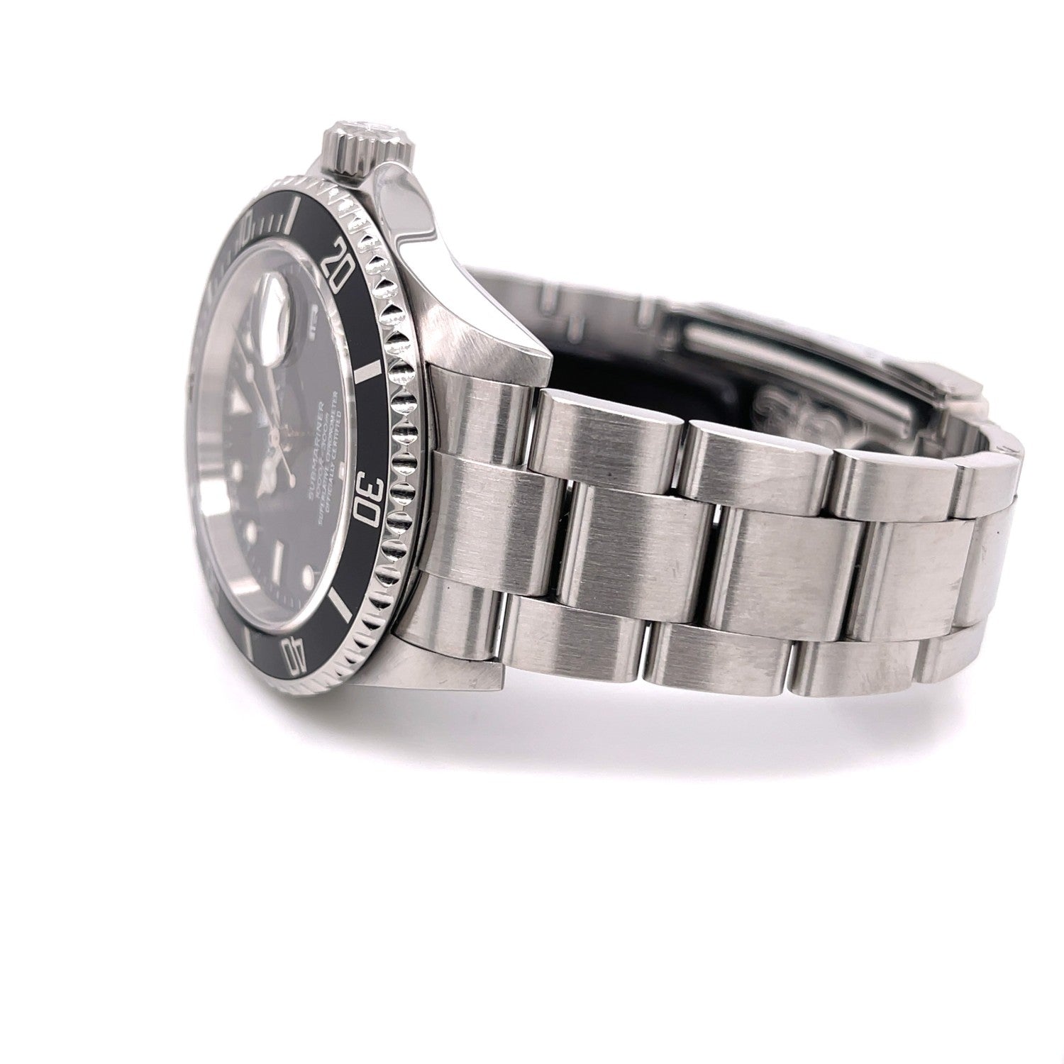 Rolex Submariner Date Stainless Steel Black Dial Oyster Bracelet 16610 - Beverly Hills Watch Company