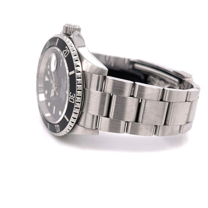 Rolex Submariner Date Stainless Steel Black Dial Oyster Bracelet 16610 - Beverly Hills Watch Company