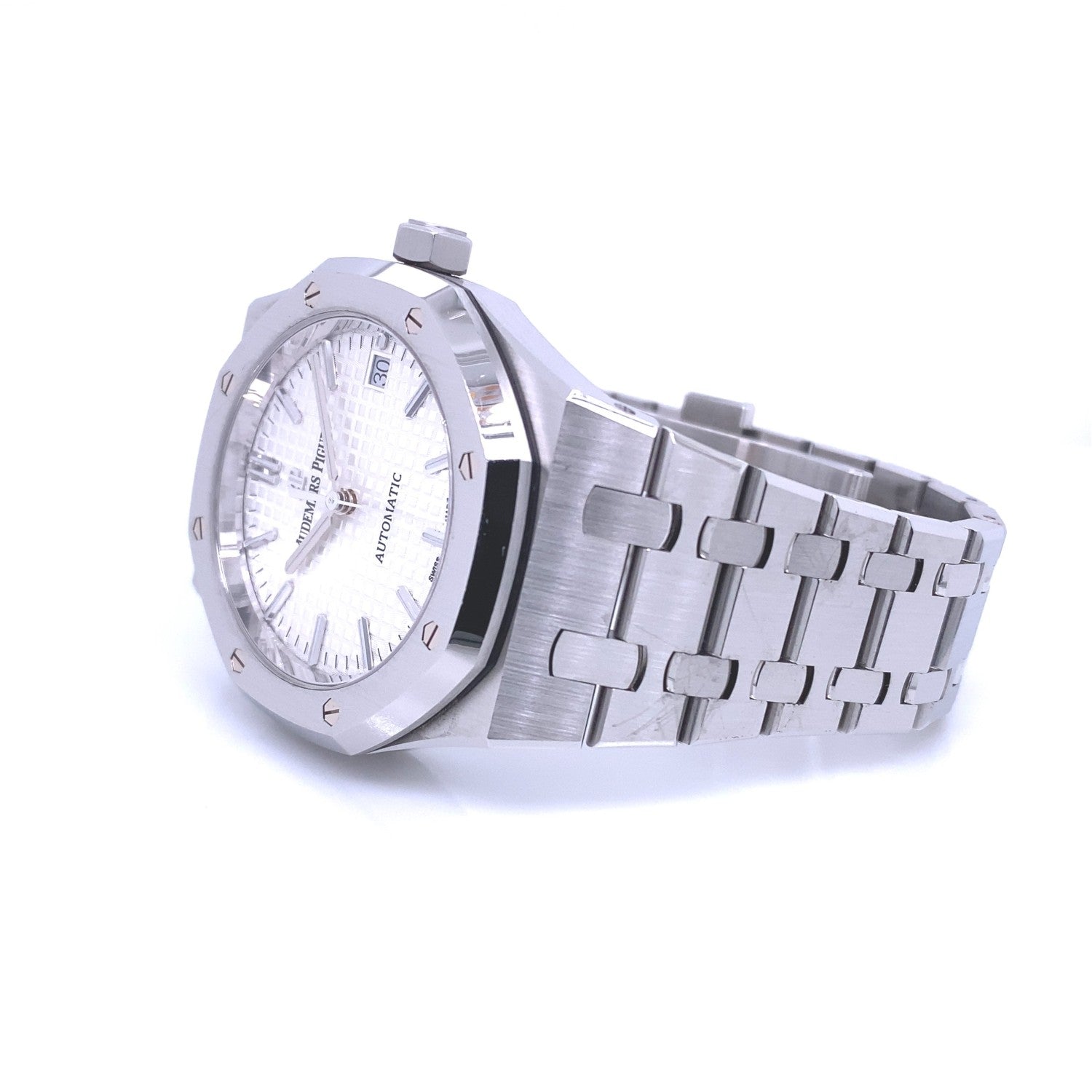 Audemars Piguet Royal Oak Stainless Steel 37MM Silver Dial 15450ST.00.1256ST.01.A - Beverly Hills Watch Company