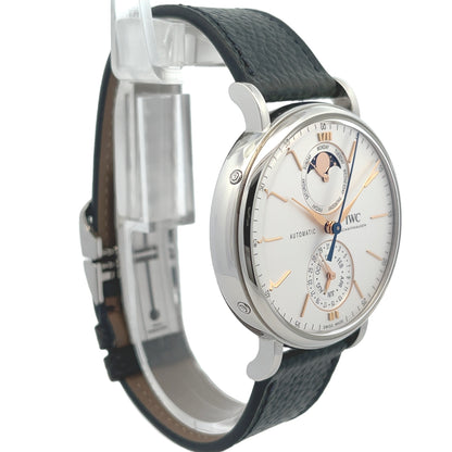 IWC Portofino Complete Calendar 41mm Stainless Steel IW359001 - Beverly Hills Watch Company