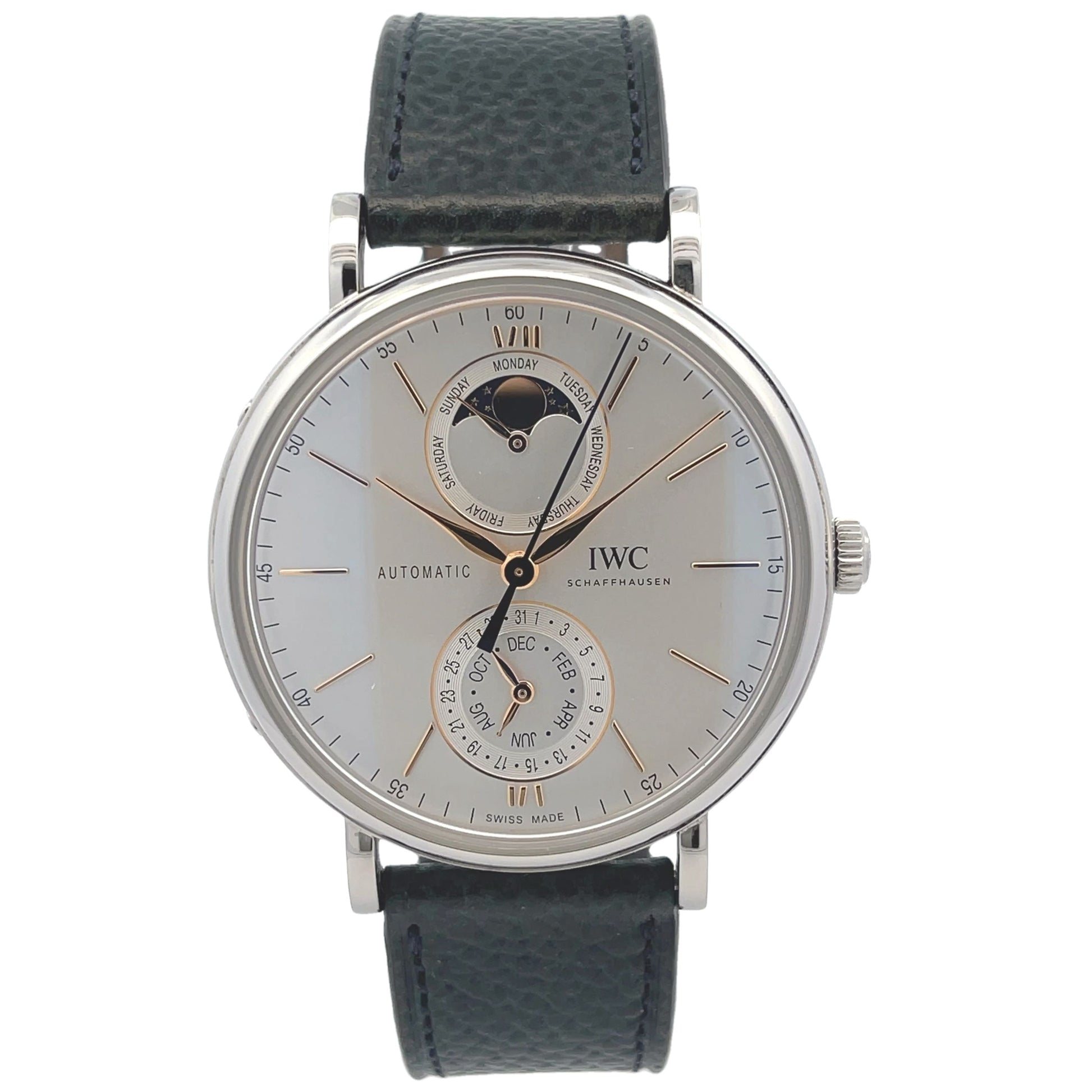 IWC Portofino Complete Calendar 41mm Stainless Steel IW359001 - Beverly Hills Watch Company