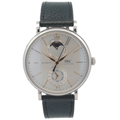 IWC Portofino Complete Calendar 41mm Stainless Steel IW359001 - Beverly Hills Watch Company