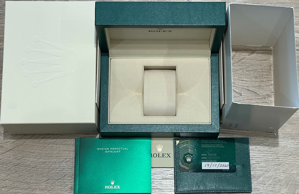 Rolex Datejust 41mm White Mother of Pearl Diamond Dial 126334 TYZXMC - Beverly Hills Watch Company