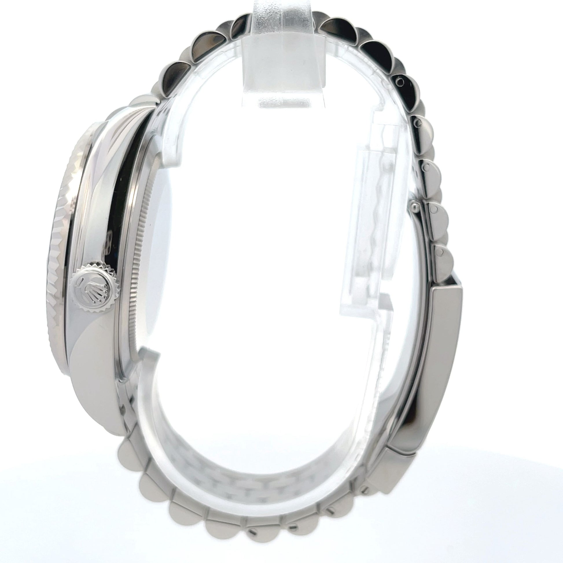 Rolex Sky-Dweller 42mm Stainless Steel Black Dial Jubilee 326934 - Beverly Hills Watch Company