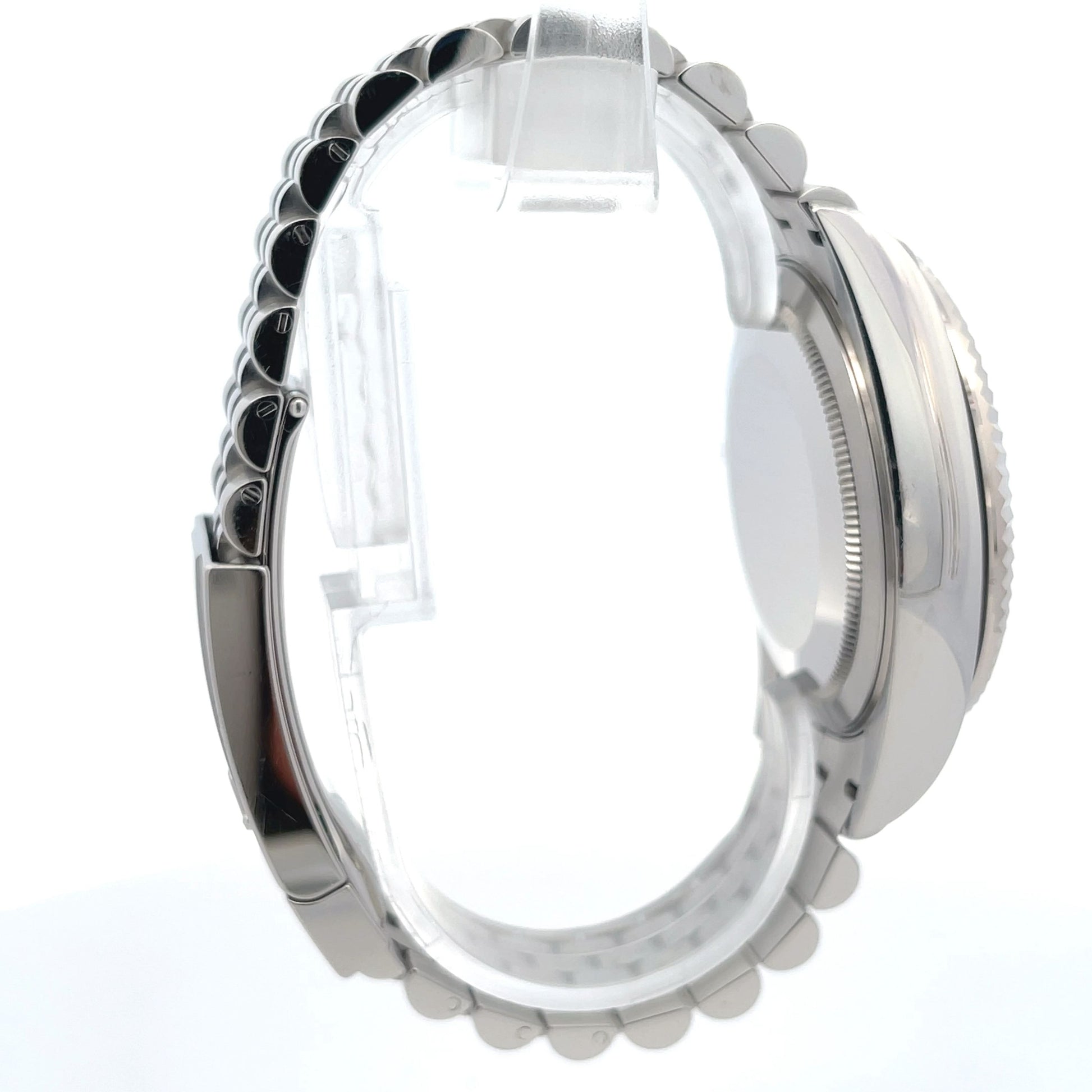 Rolex Sky-Dweller 42mm Stainless Steel Black Dial Jubilee 326934 - Beverly Hills Watch Company