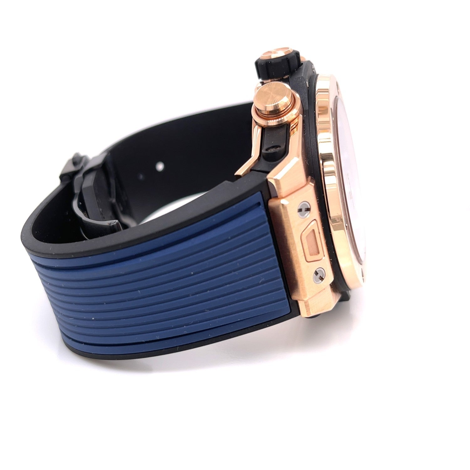 Hublot Big Bang Unico 44mm King Gold Blue Dial 411.0X.5189.RX - Beverly Hills Watch Company