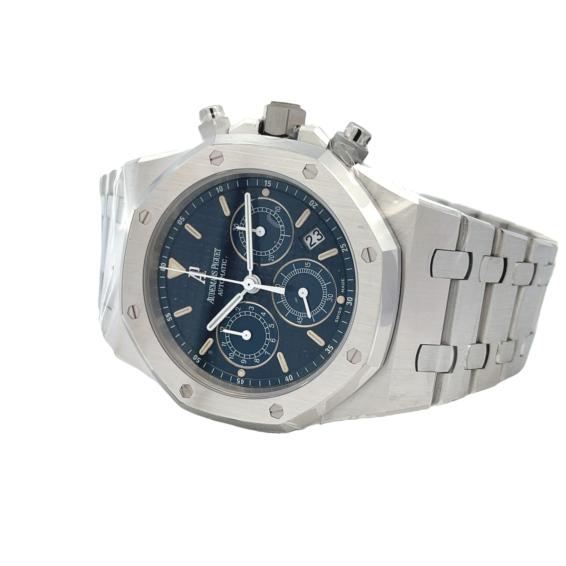 Audemars Piguet Royal Oak Chronograph 39MM Stainless Steel Blue Dial 25860ST.OO.1110ST.04 - Beverly Hills Watch Company
